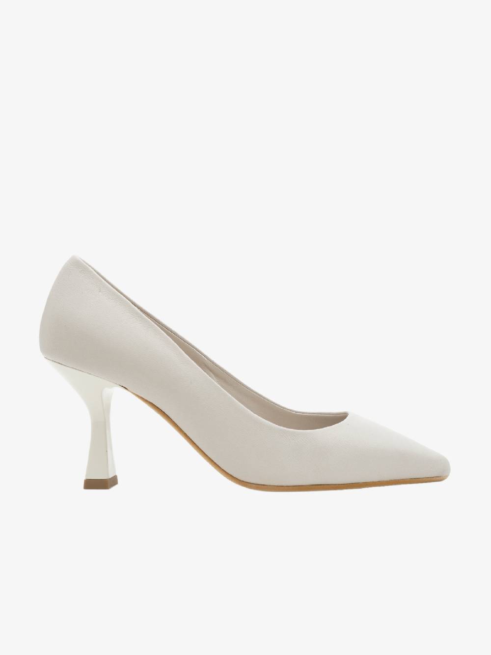 ISABEL FERRANTI Décolleté 7528 donna in pelle panna