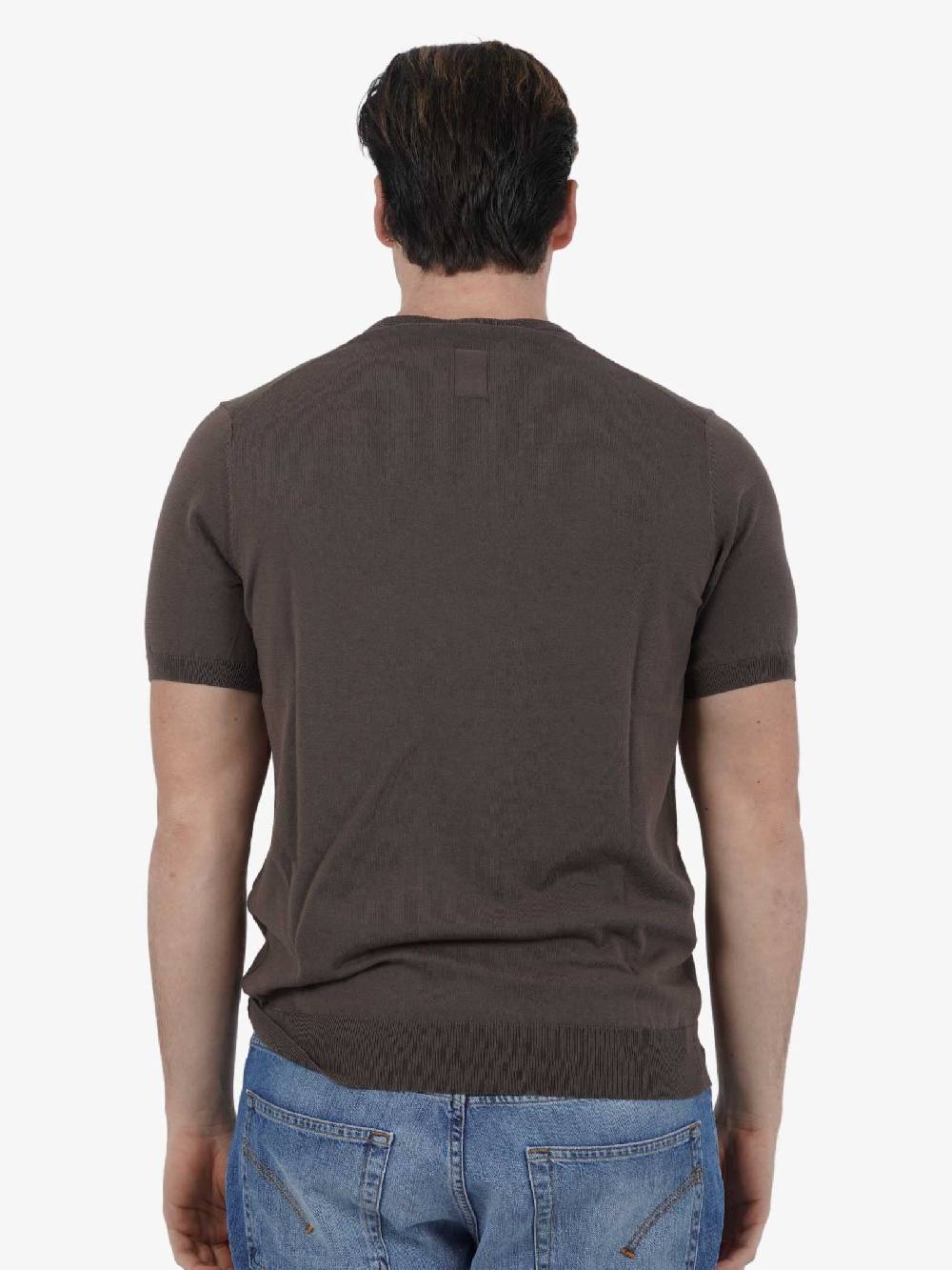 DIKTAT Maglia G/C M/M DK67003 Uomo Cotone Marrone