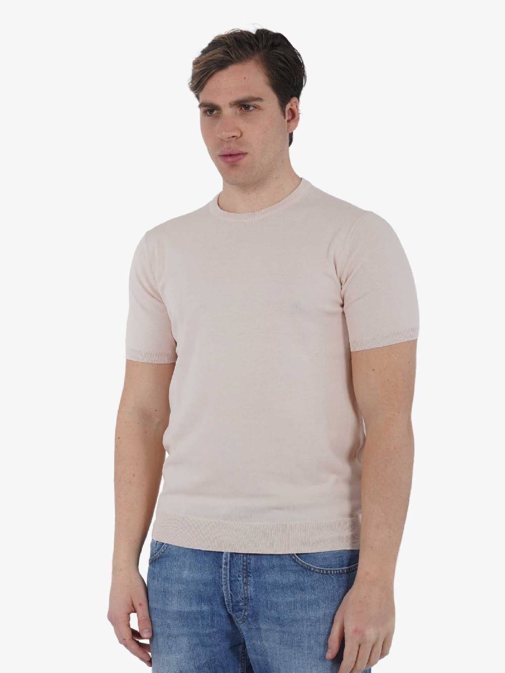 DIKTAT Maglia G/C M/M DK67003 Uomo Cotone Rosa