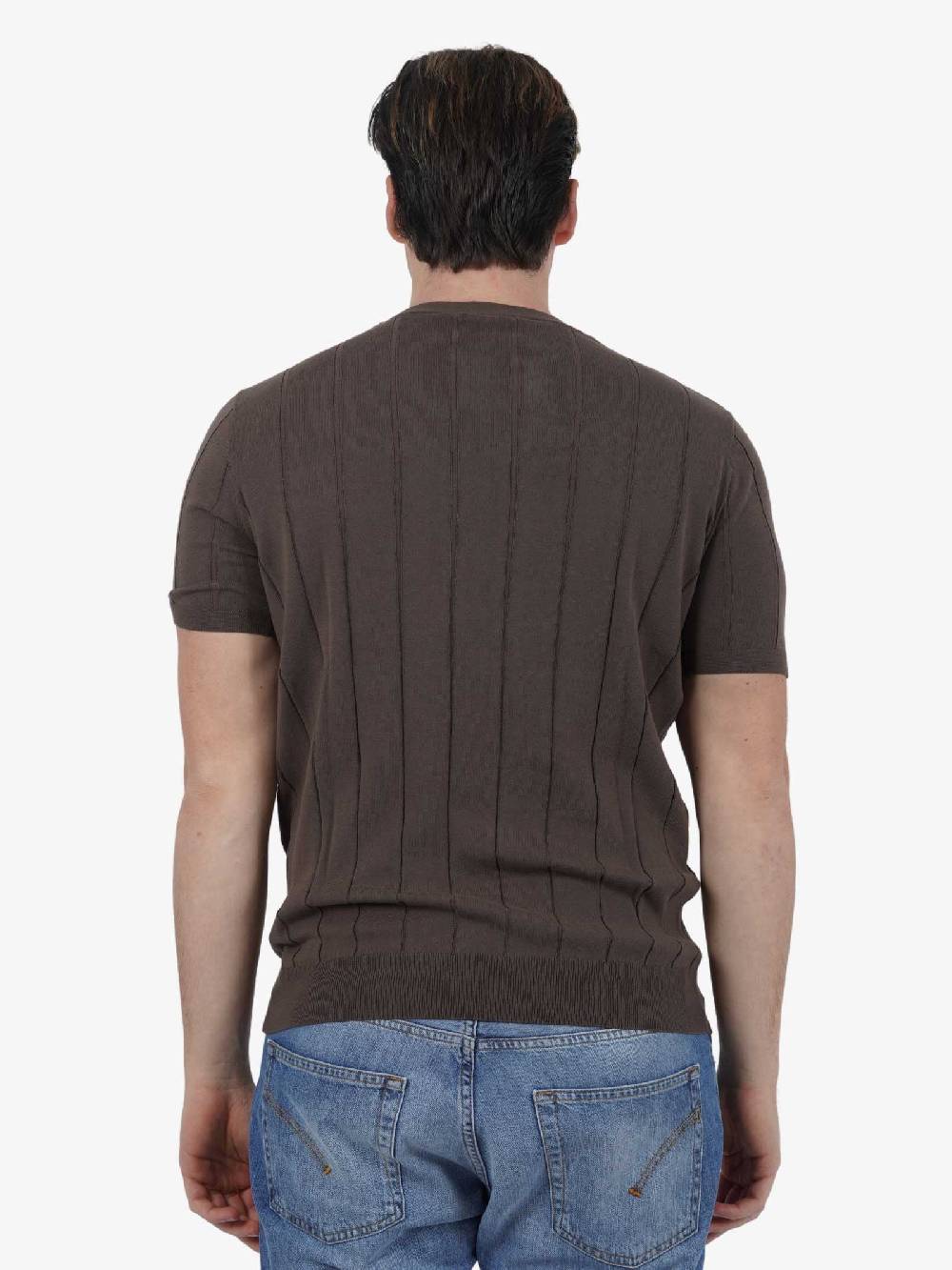 DIKTAT Maglia G/C M/M DK67016 Uomo Cotone Marrone