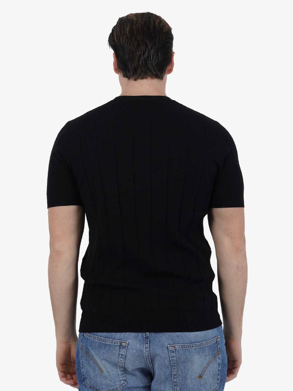 DIKTAT Maglia G/C M/M DK67016 Uomo Cotone Nero