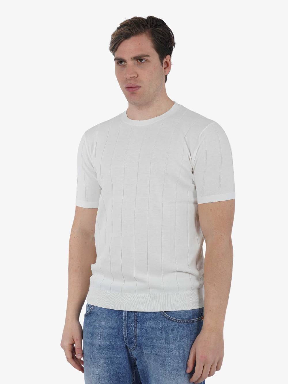 DIKTAT Maglia G/C M/M DK67016 Uomo Cotone Panna