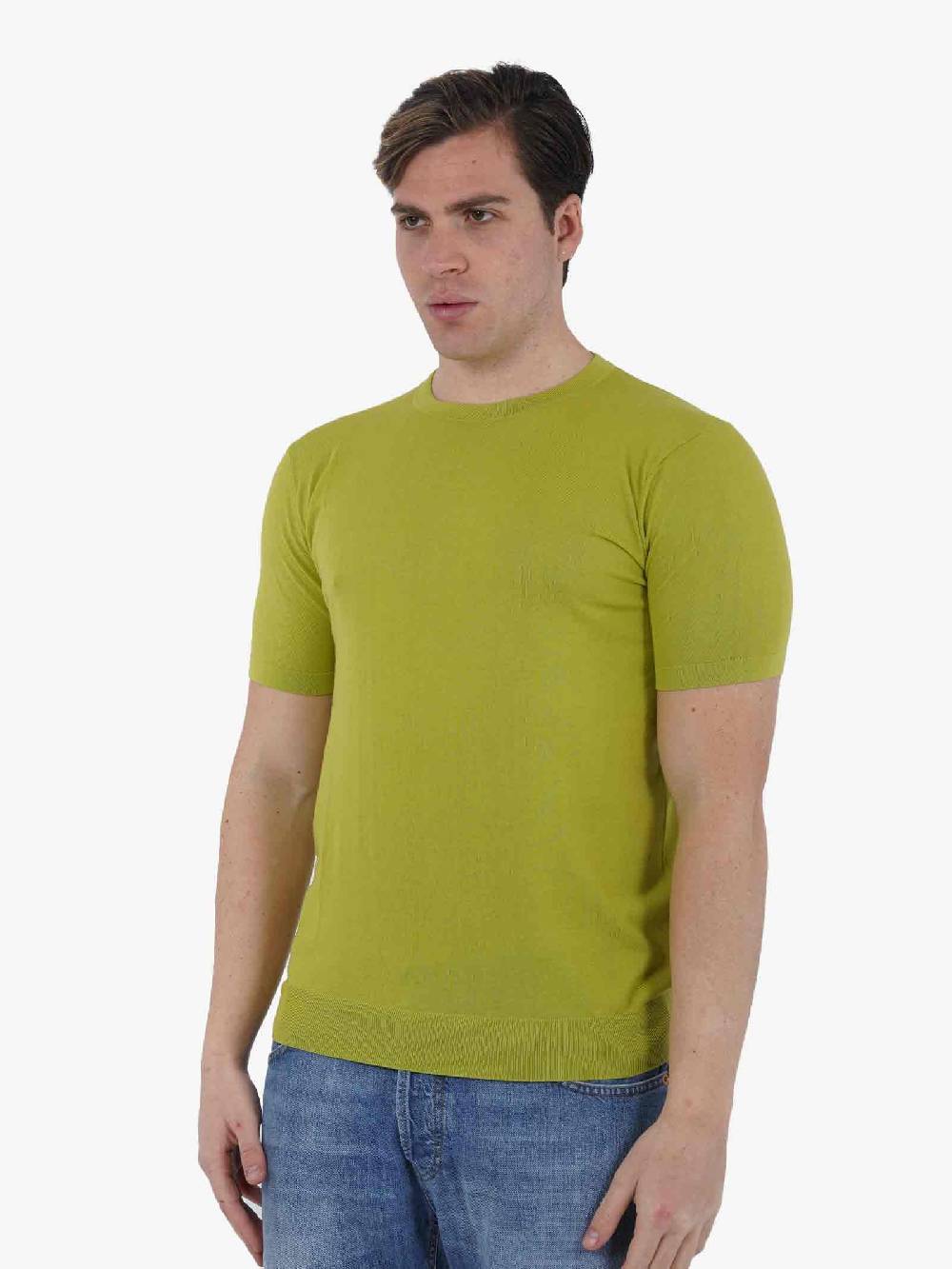 DIKTAT Maglia G/C M/M DK67034 Uomo Cotone Giallo