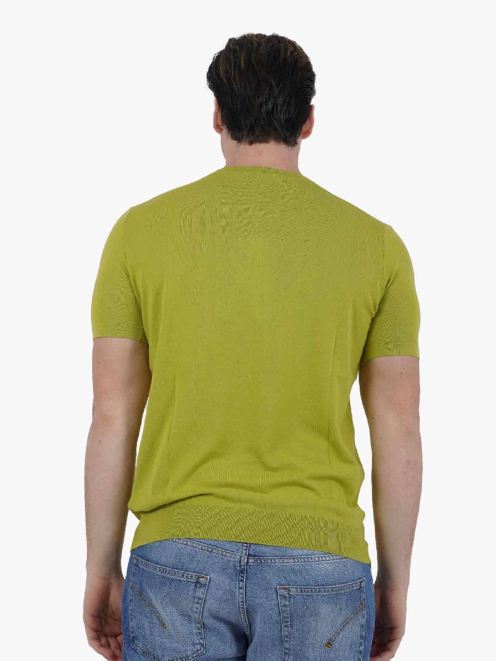 DIKTAT Maglia G/C M/M DK67034 Uomo Cotone Giallo