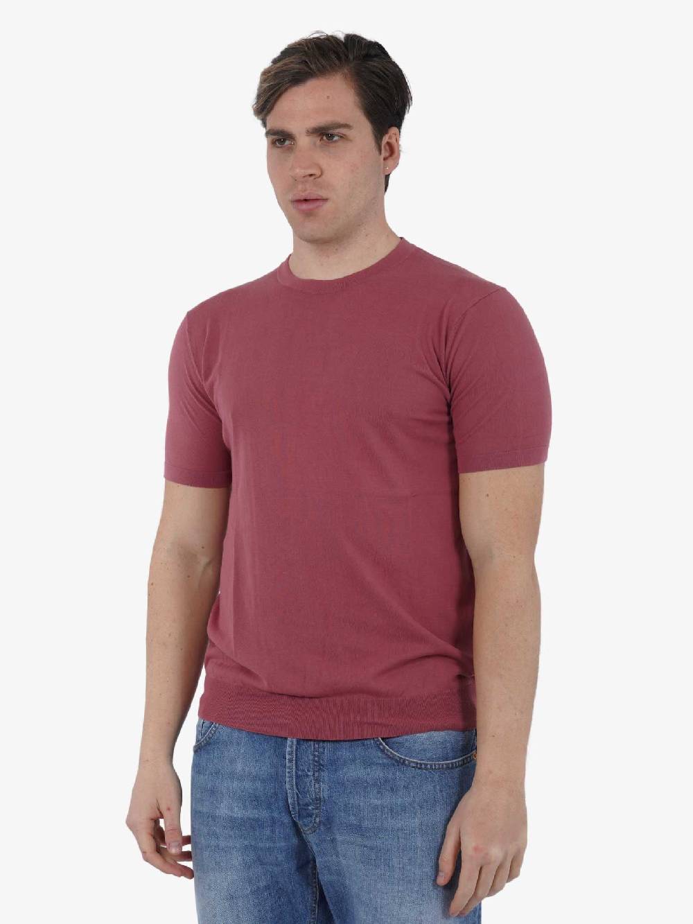 DIKTAT Maglia G/C M/M DK67034 Uomo Cotone Rosa