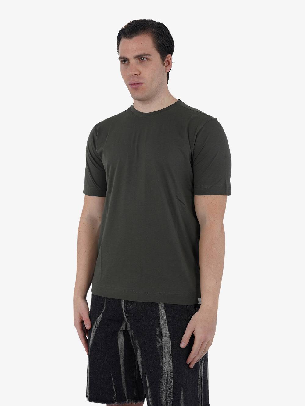 DIKTAT Maglia SUPIMA DK67103 Uomo Cotone Militare
