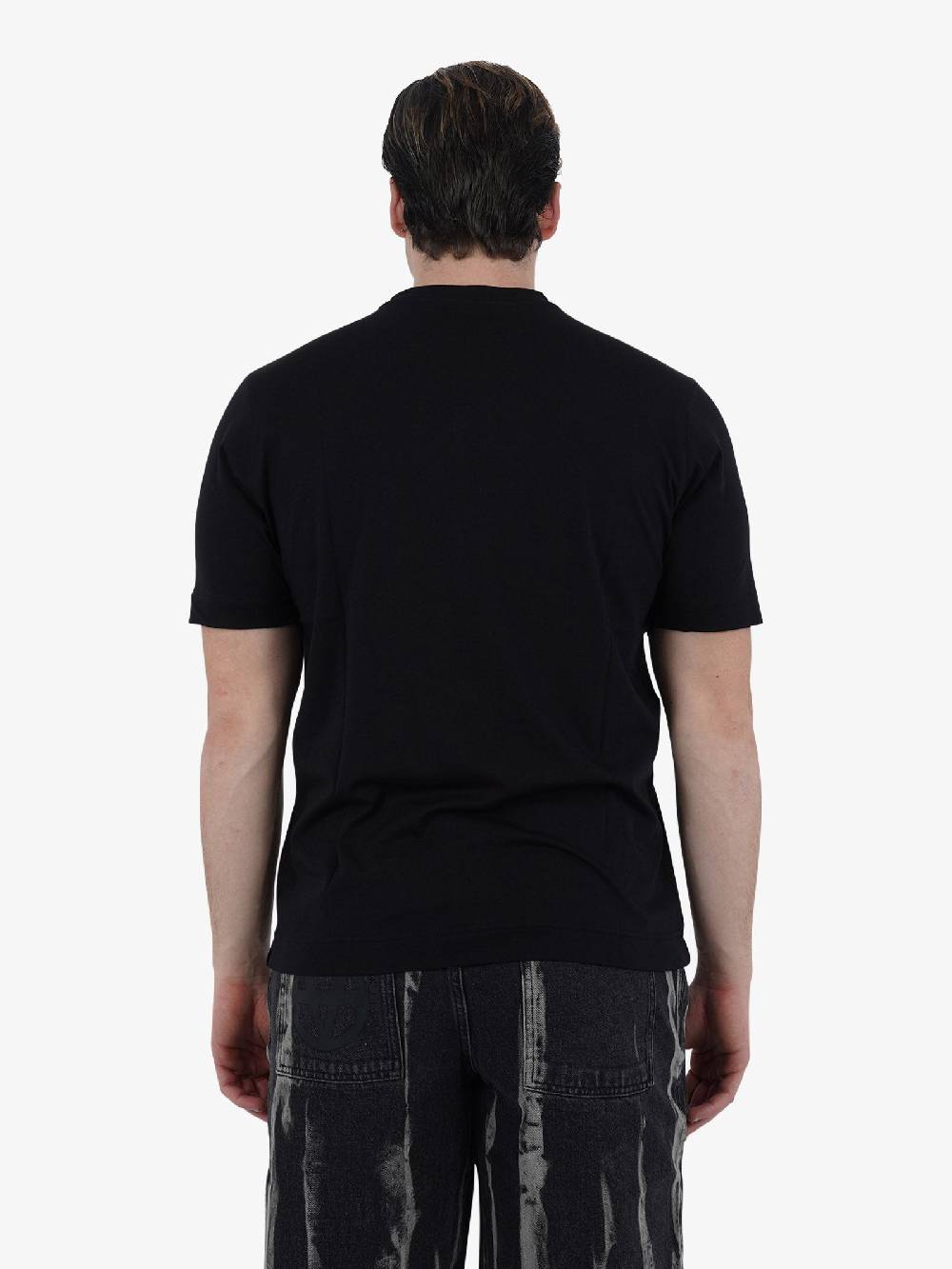DIKTAT Maglia SUPIMA DK67103 Uomo Cotone Nero