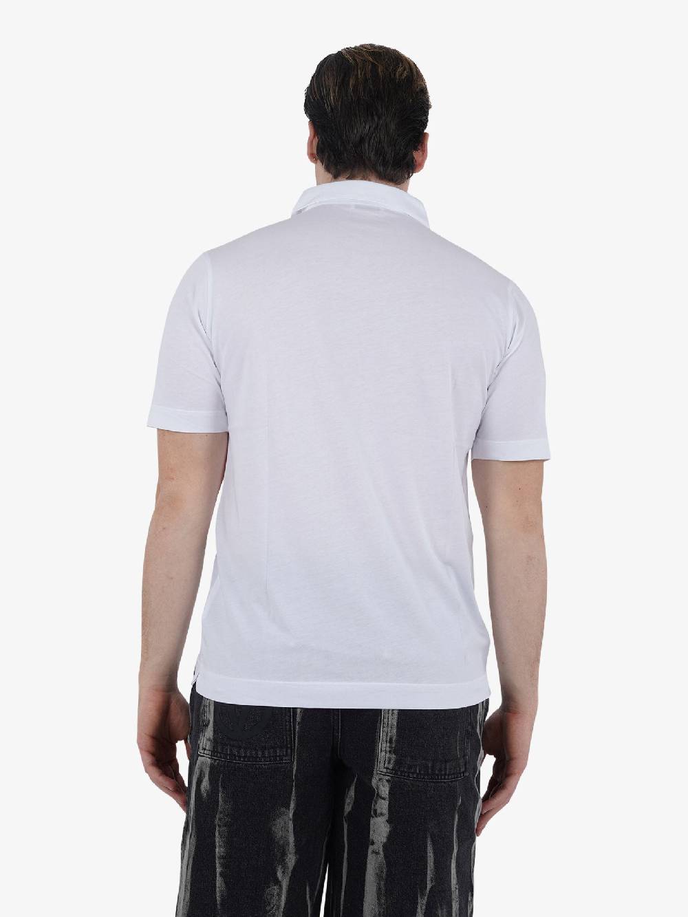 DIKTAT Polo SUPIMA DK67102 Uomo Cotone Bianco