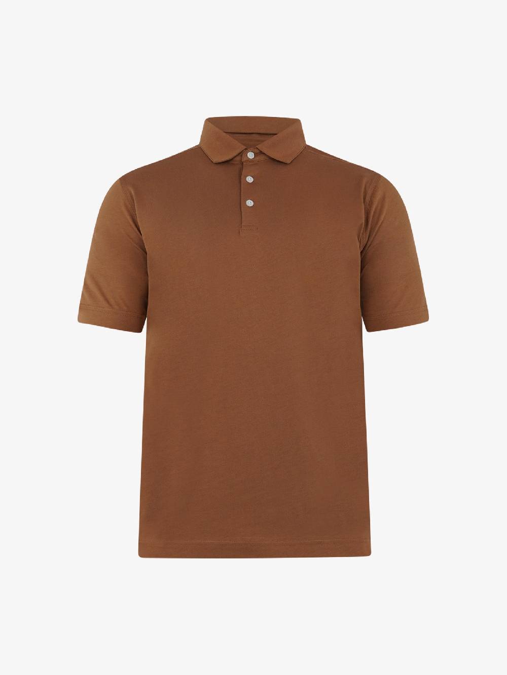 DIKTAT Polo SUPIMA DK67102 Uomo Cotone Marrone