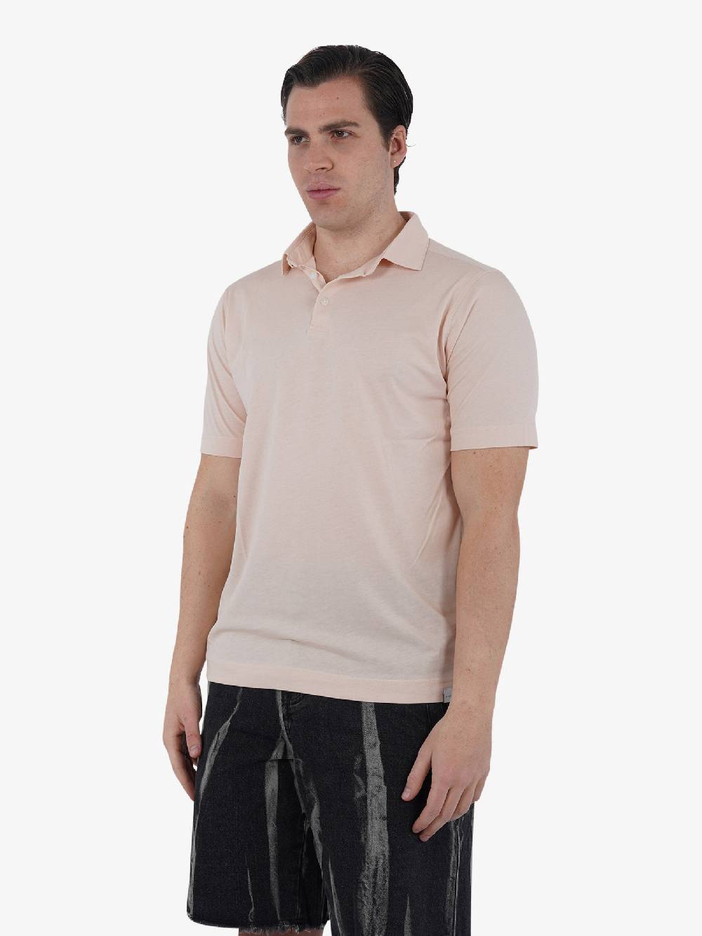 DIKTAT Polo SUPIMA DK67102 Uomo Cotone Rosa