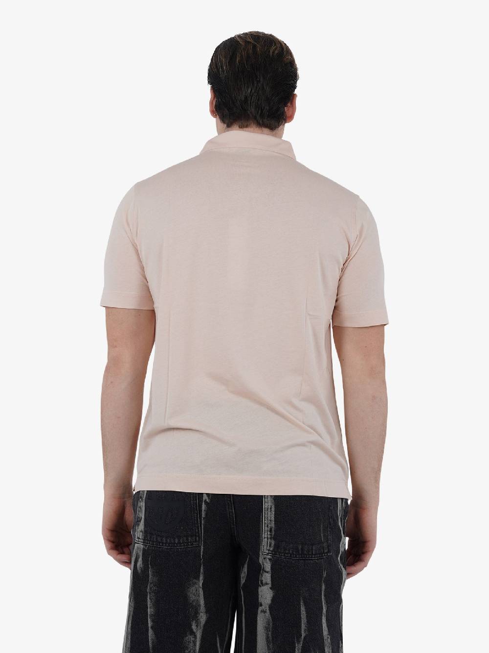 DIKTAT Polo SUPIMA DK67102 Uomo Cotone Rosa