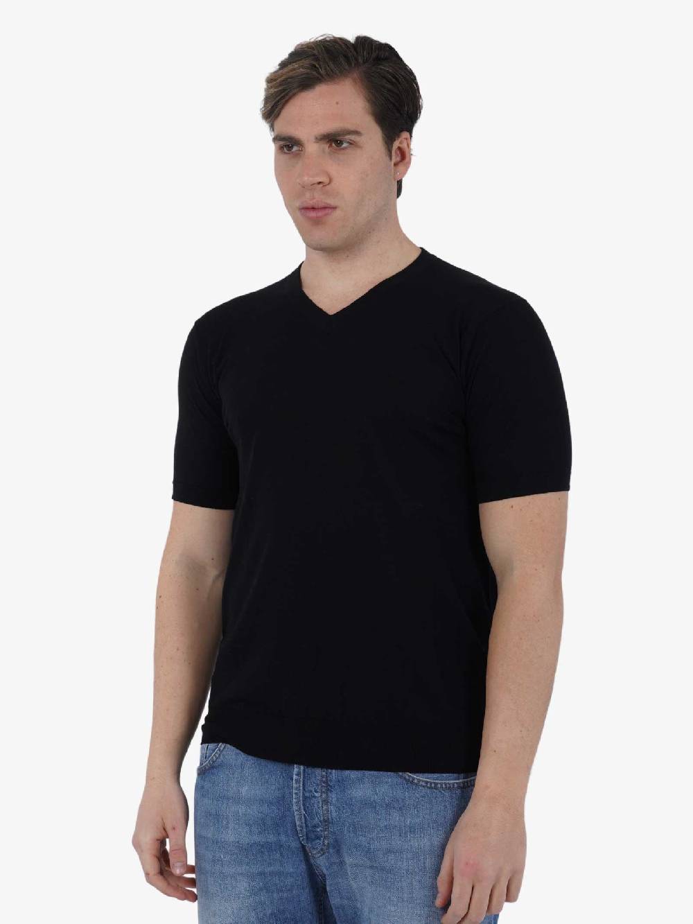 DIKTAT T-shirt S/V M/M DK67036 Uomo Cotone Nero