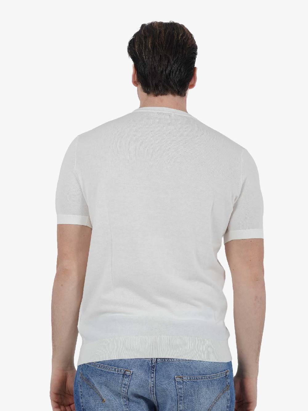 DIKTAT T-shirt S/V M/M DK67036 Uomo Cotone Panna