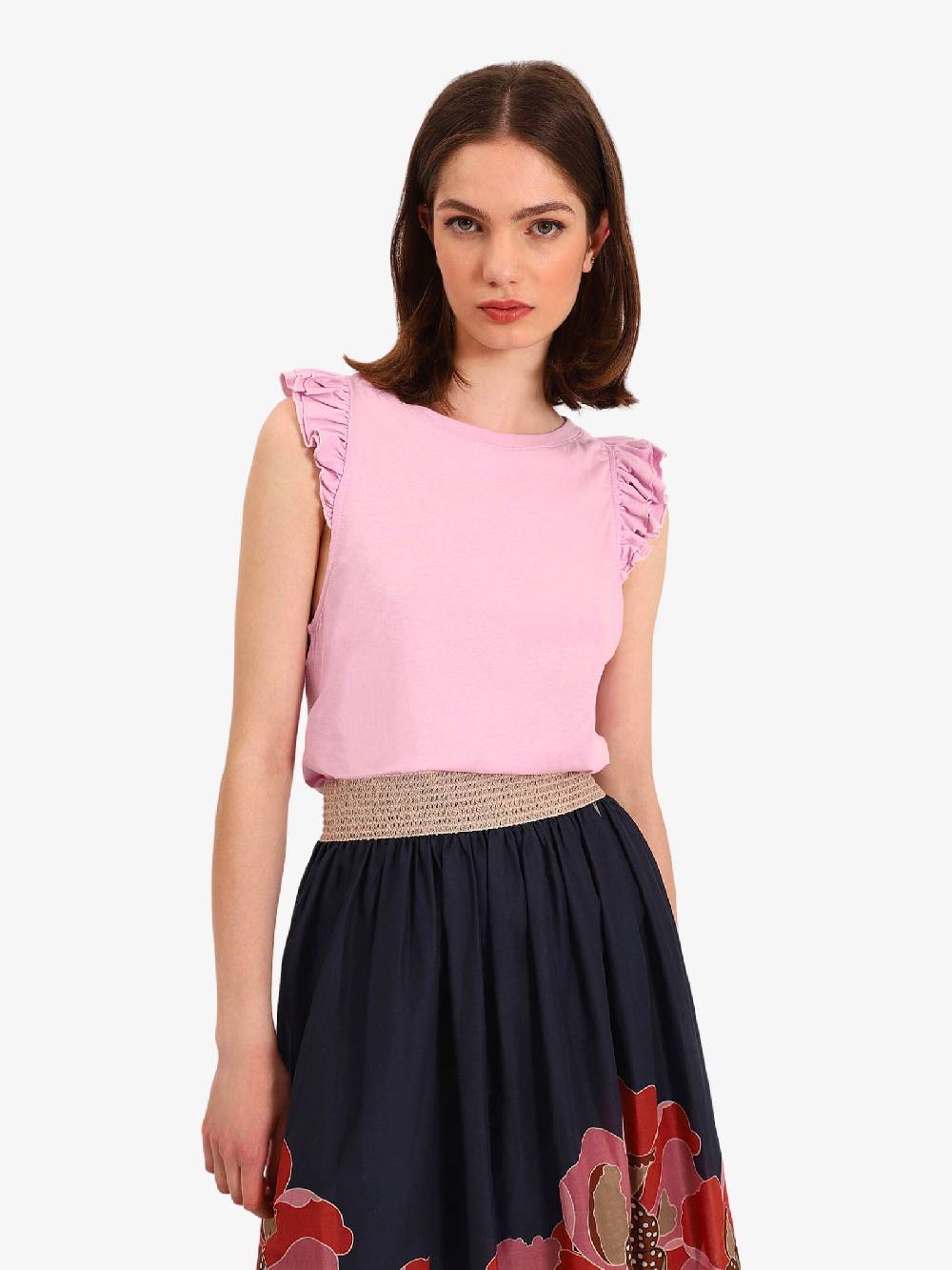 DIXIE Canotta In Cotone Donna Glicine