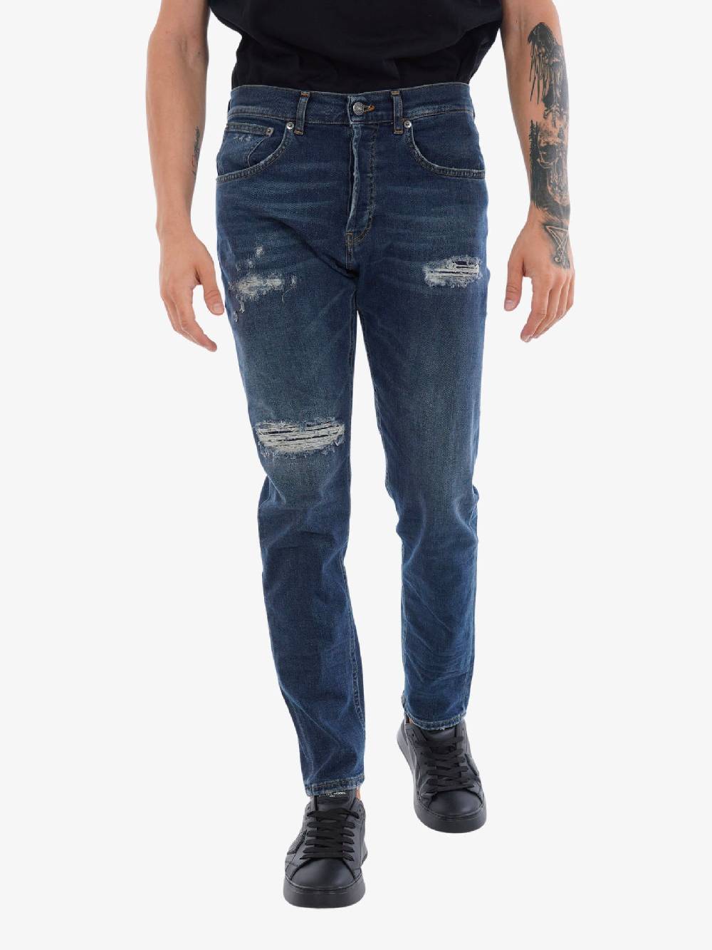 DONDUP Jeans Carrot Dian Uomo In Denim Blu
