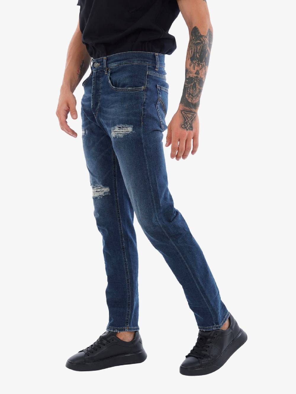 DONDUP Jeans Carrot Dian Uomo In Denim Blu