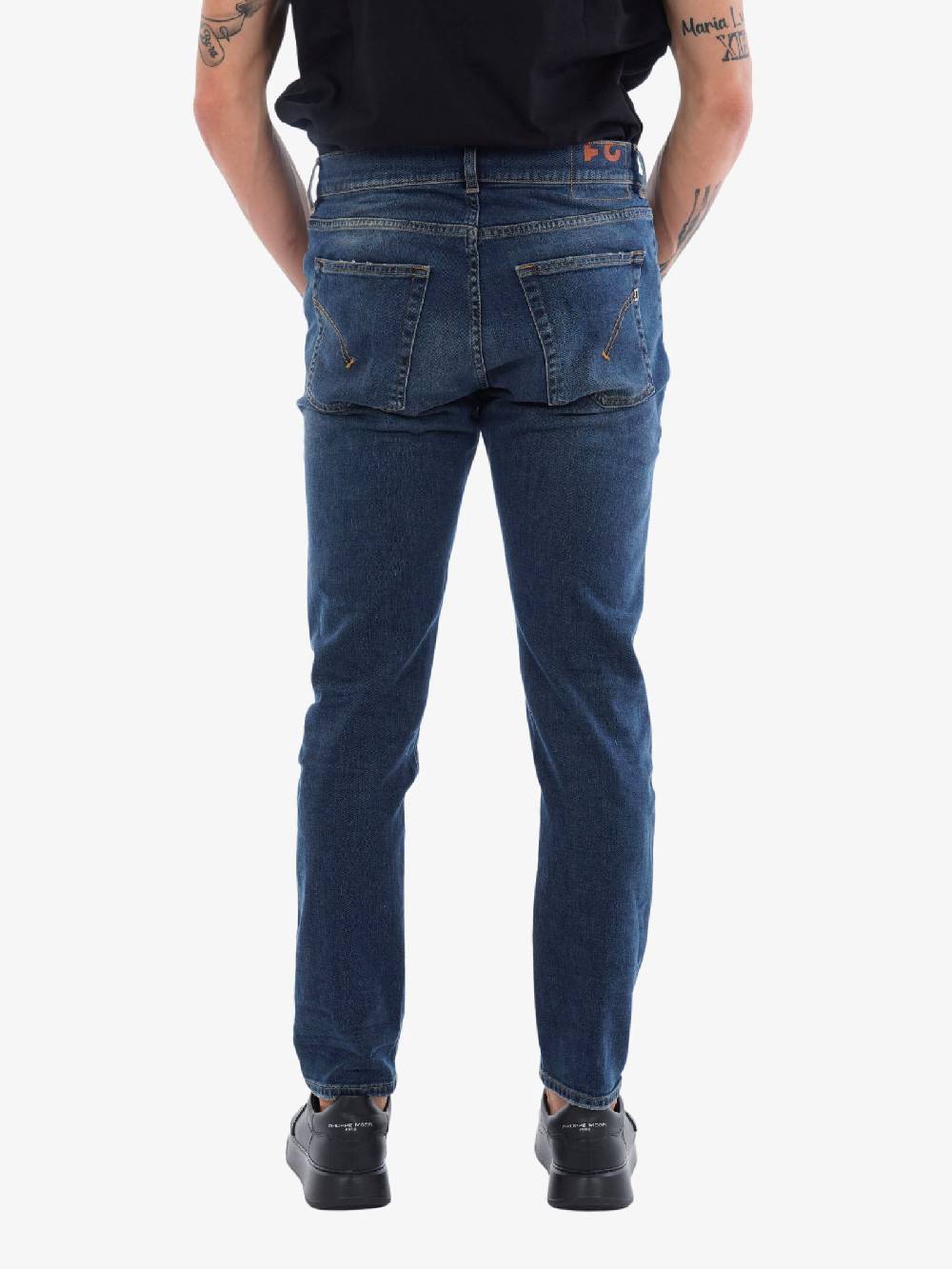 DONDUP Jeans Carrot Dian Uomo In Denim Blu