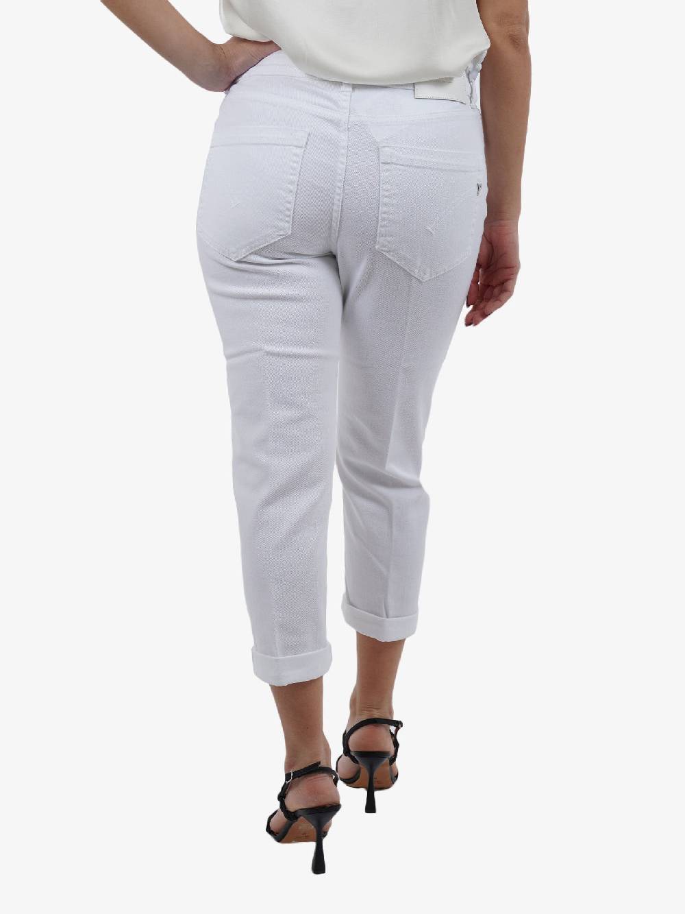 DONDUP Jeans Koons Donna Bianco