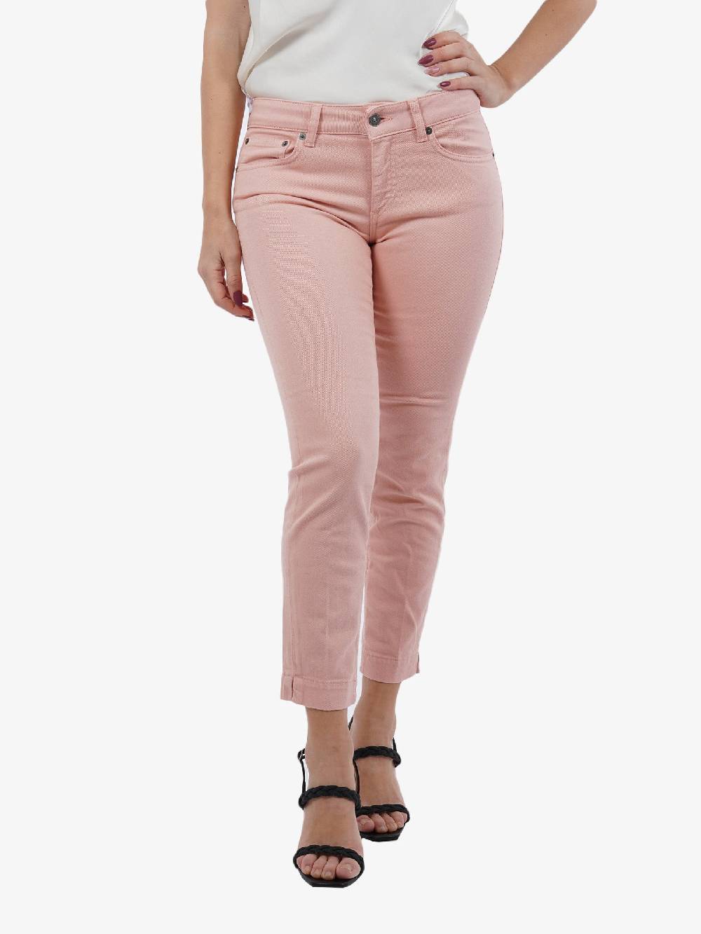 DONDUP Jeans Rose In Cotone Donna Rosa