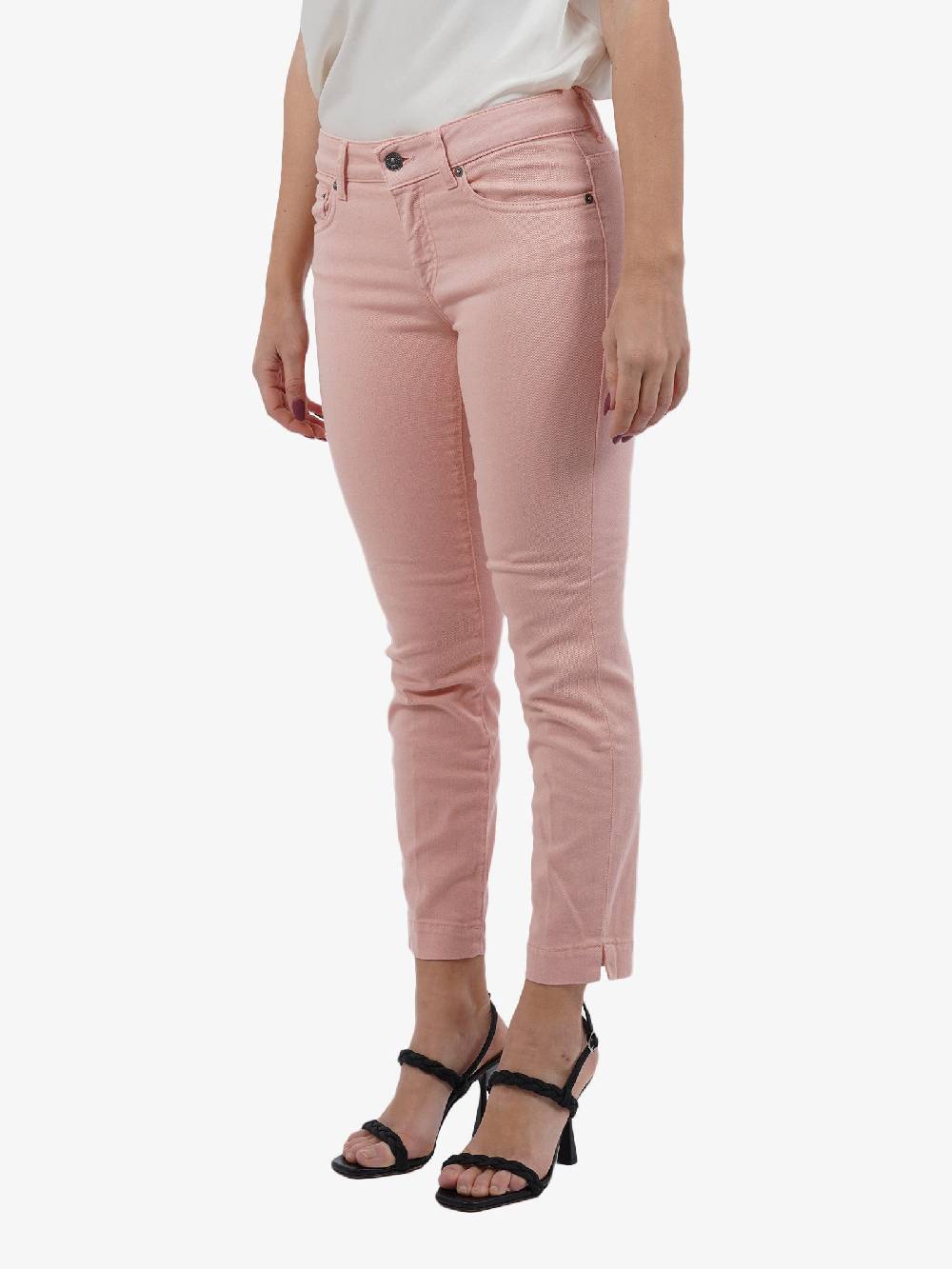 DONDUP Jeans Rose In Cotone Donna Rosa