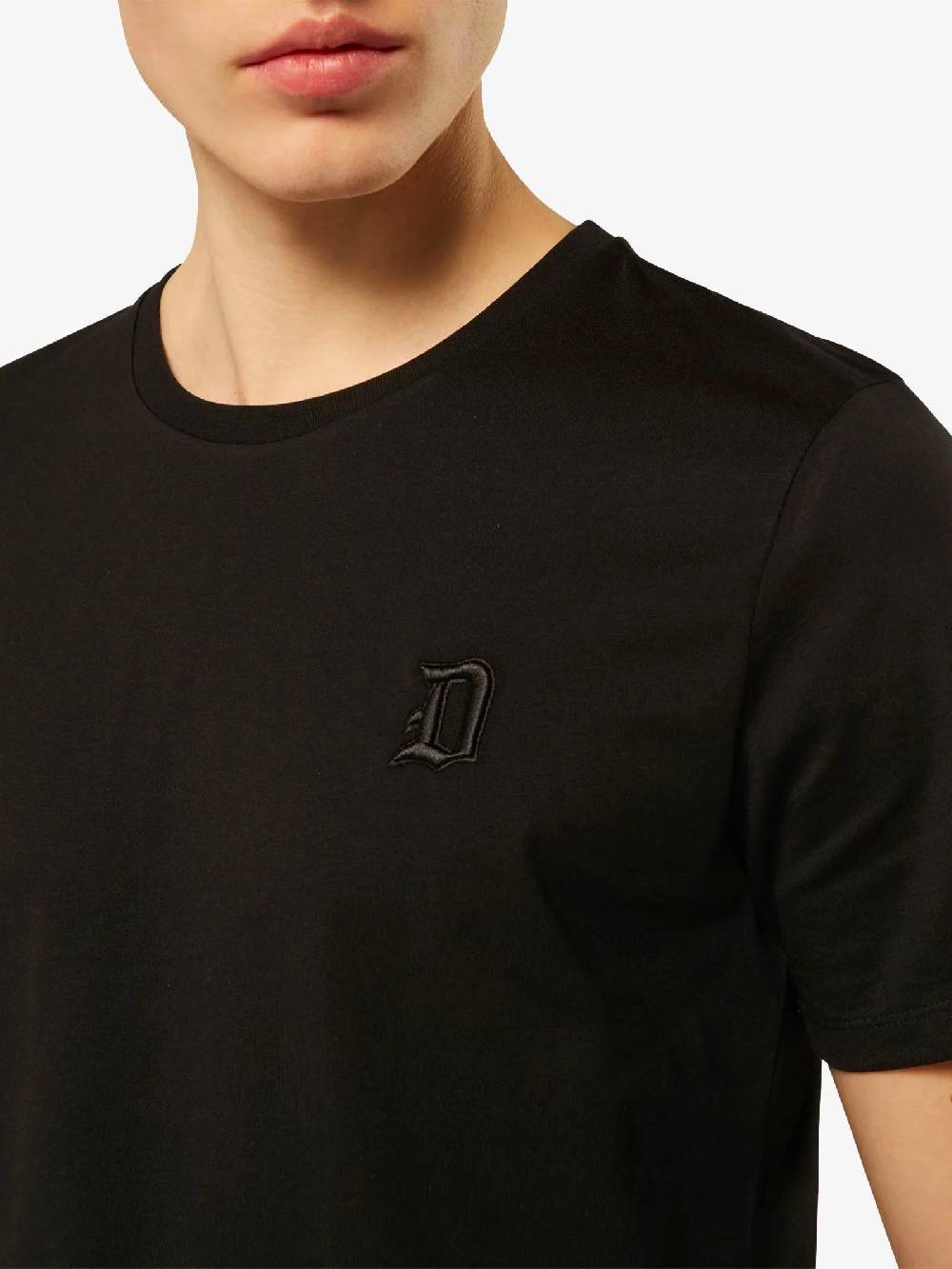 DONDUP T-shirt In Cotone Uomo Nera