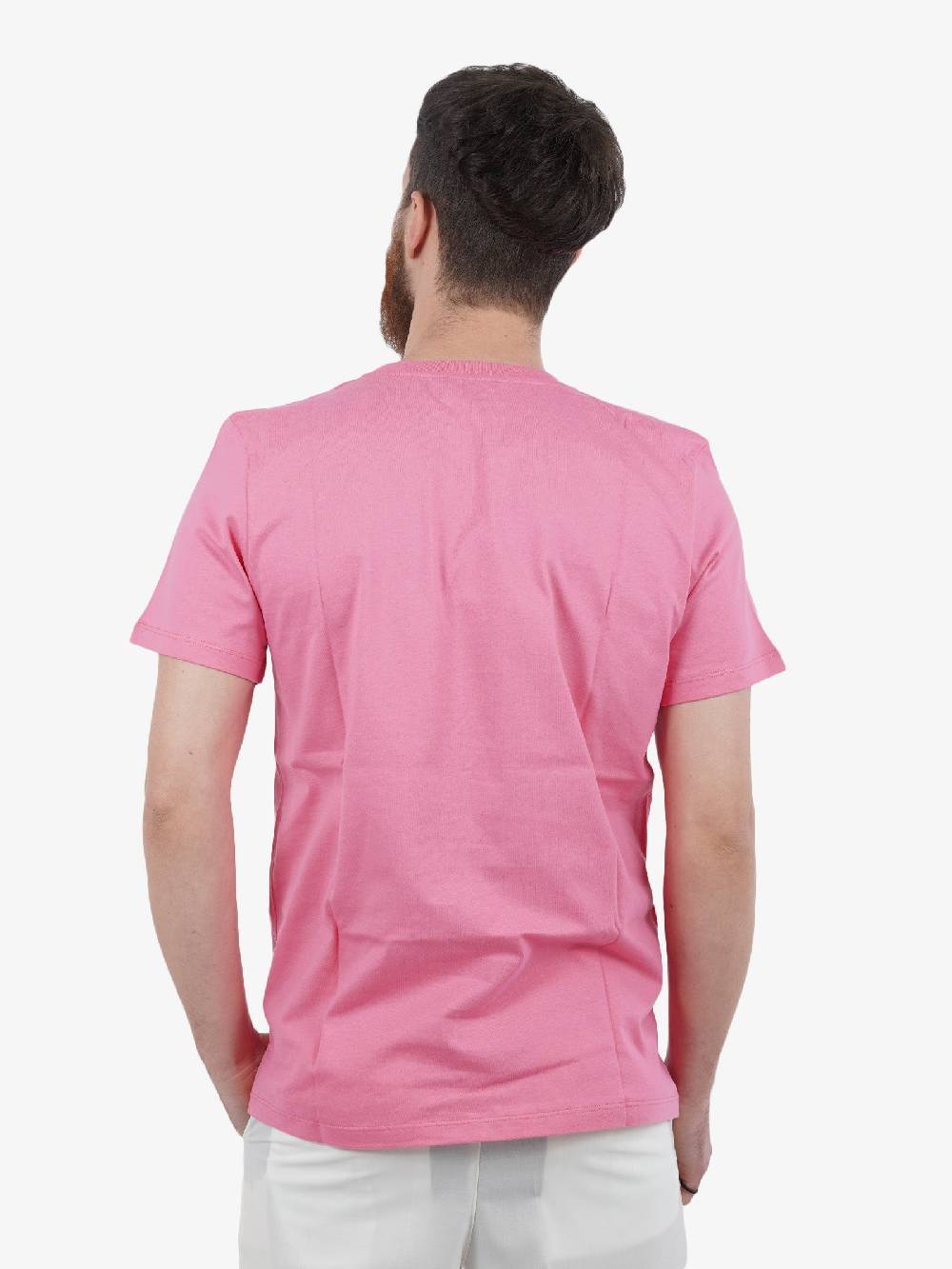 DONDUP T-Shirt In Cotone Uomo Rosa