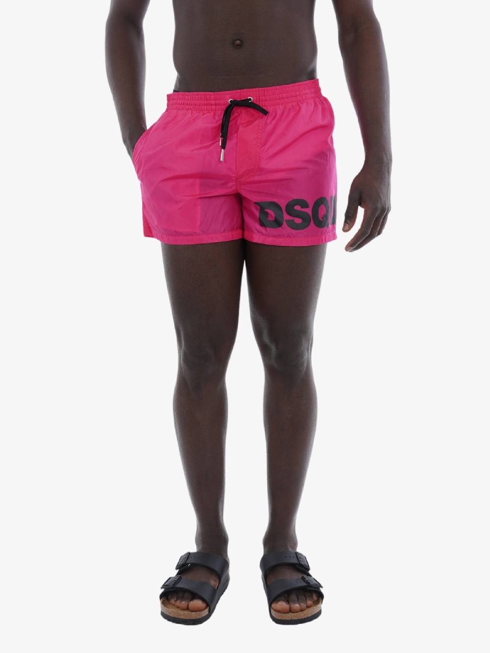 DSQUARED2 Costumi Da Bagno Boxer Midi Uomo Fucsia
