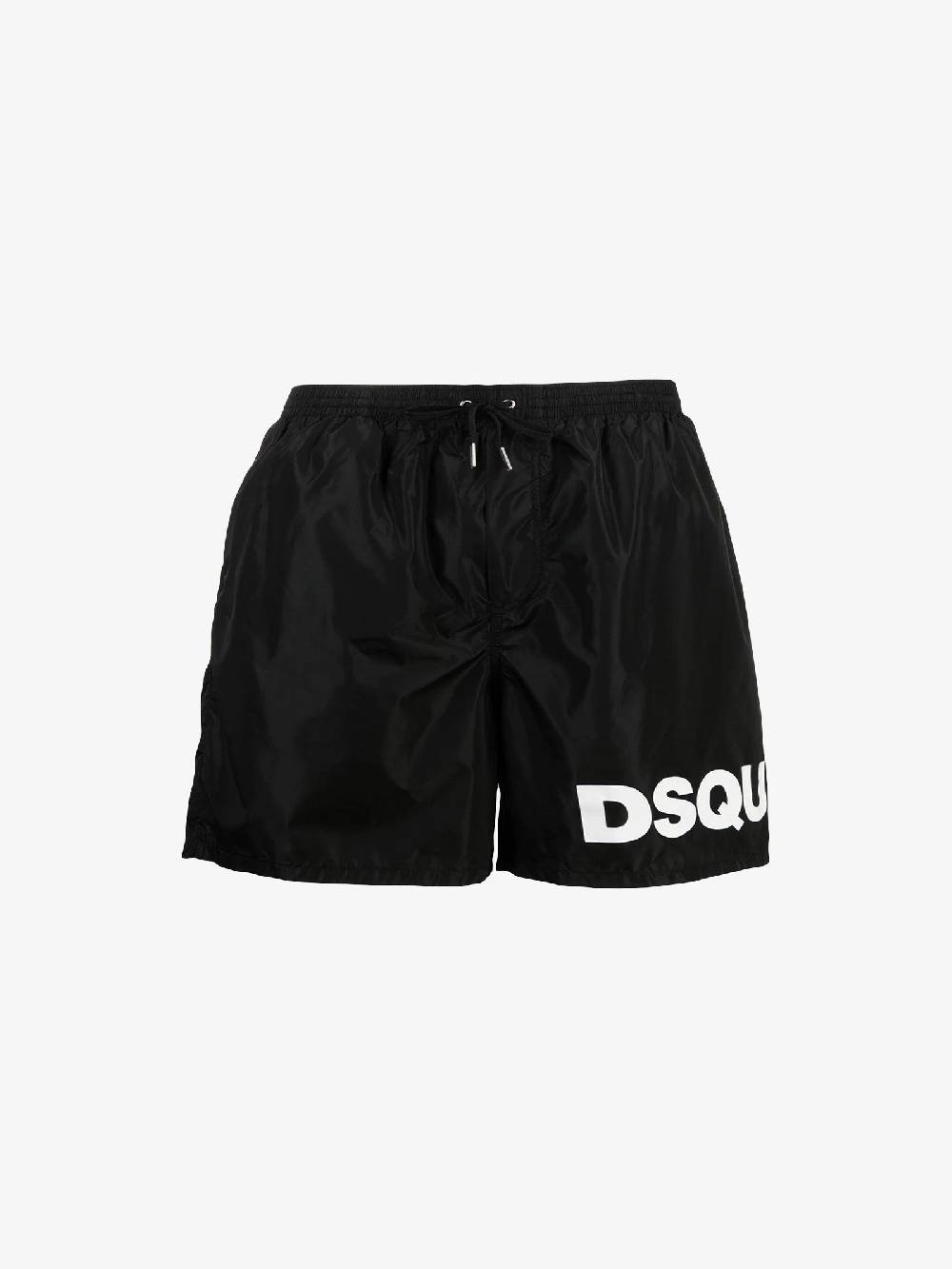 DSQUARED2 Costumi da bagno boxer midi uomo nero
