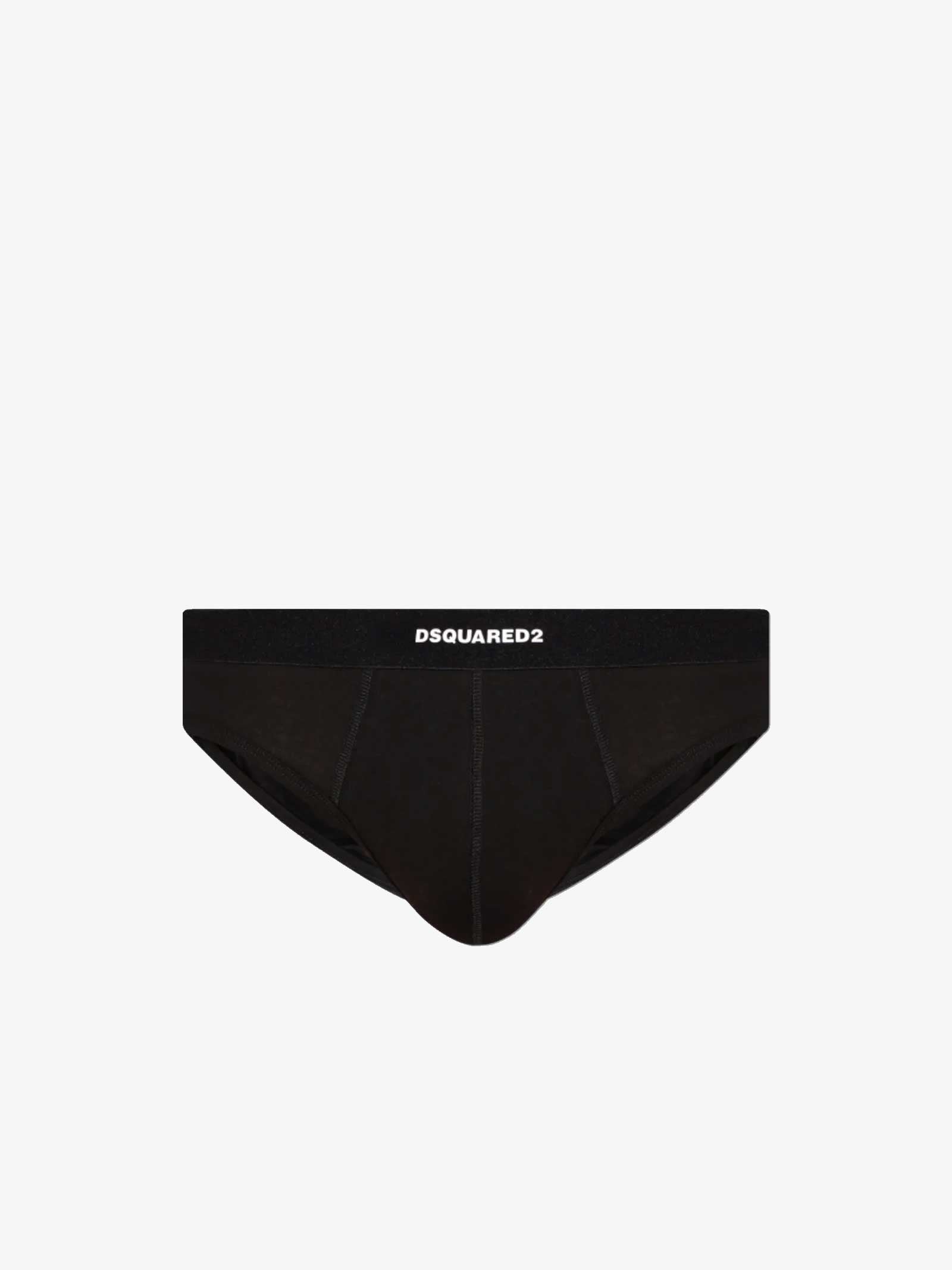 DSQUARED2 Slip Basic Brief Mini Uomo Nero