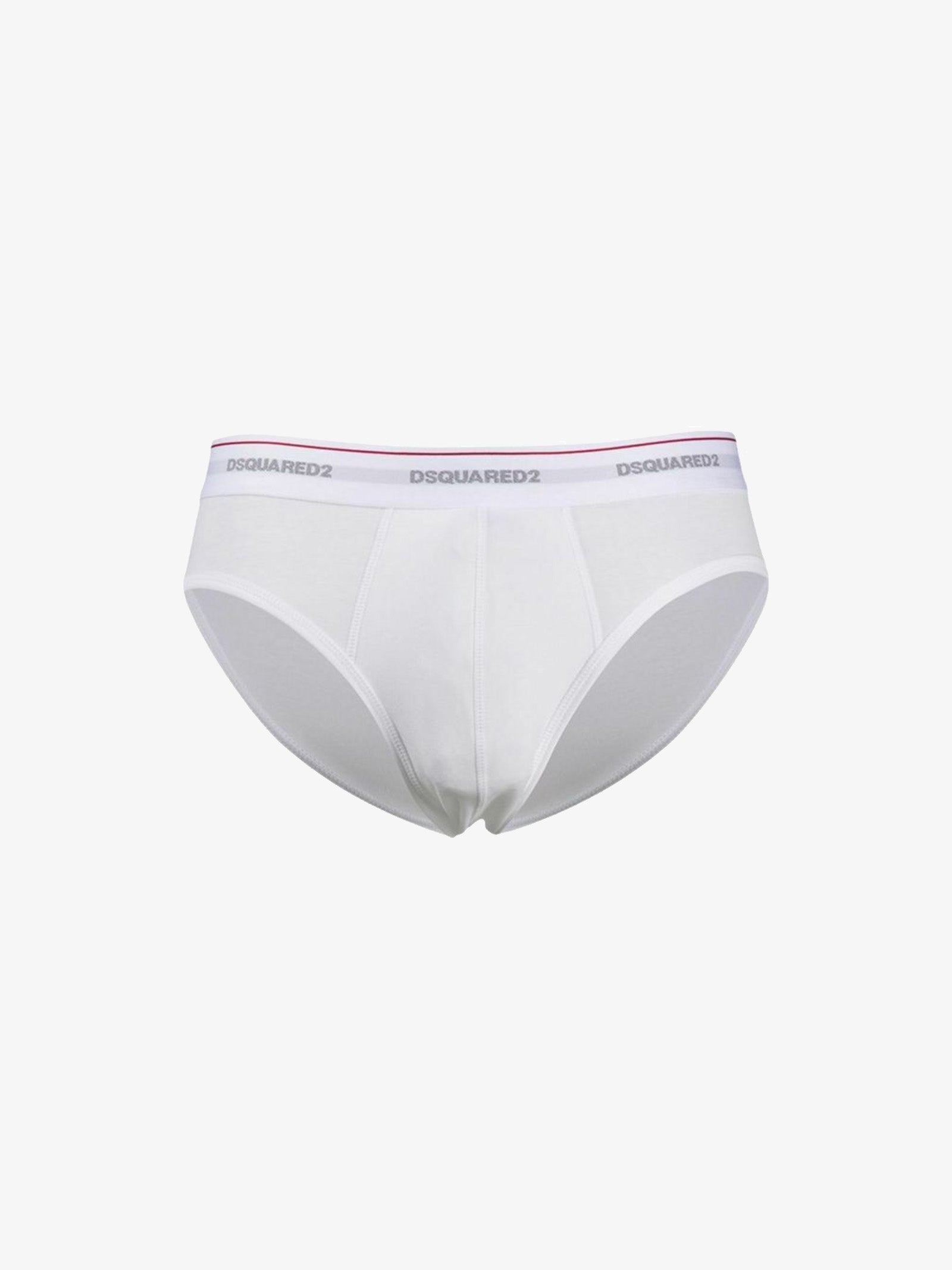 DSQUARED2 Slip Underwear Uomo Bianco 3 Pezzi