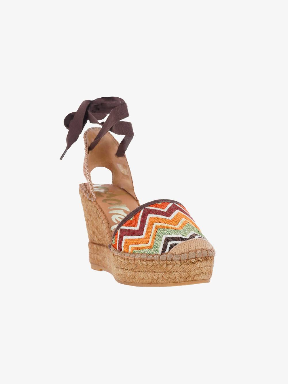 VIDORRETA Espadrillas Con Zeppa 06700 In Tessuto Donna Missoni3