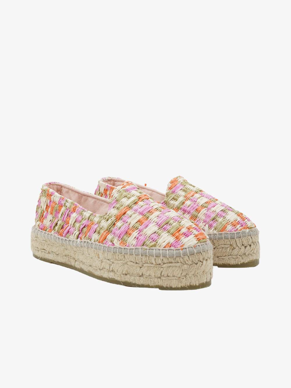 MANEBI Espadrillas Donna Raffia Pattern Yucatán G 7.0 D0