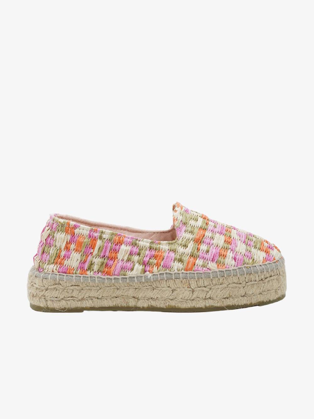 MANEBI Espadrillas Donna Raffia Pattern Yucatán G 7.0 D0