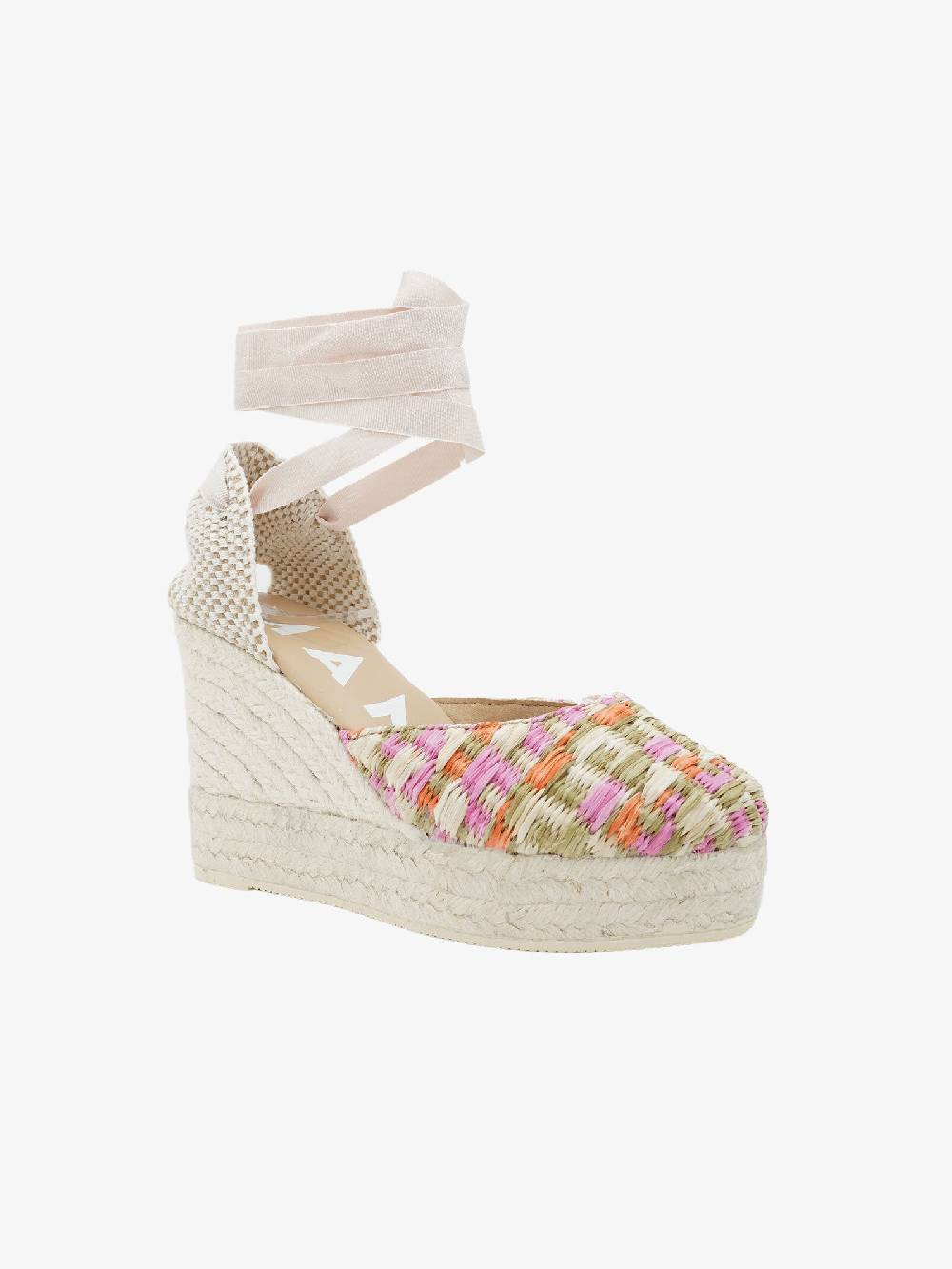 MANEBI Espadrillas Donna Raffia Pattern Yucatán G 7.0 WV