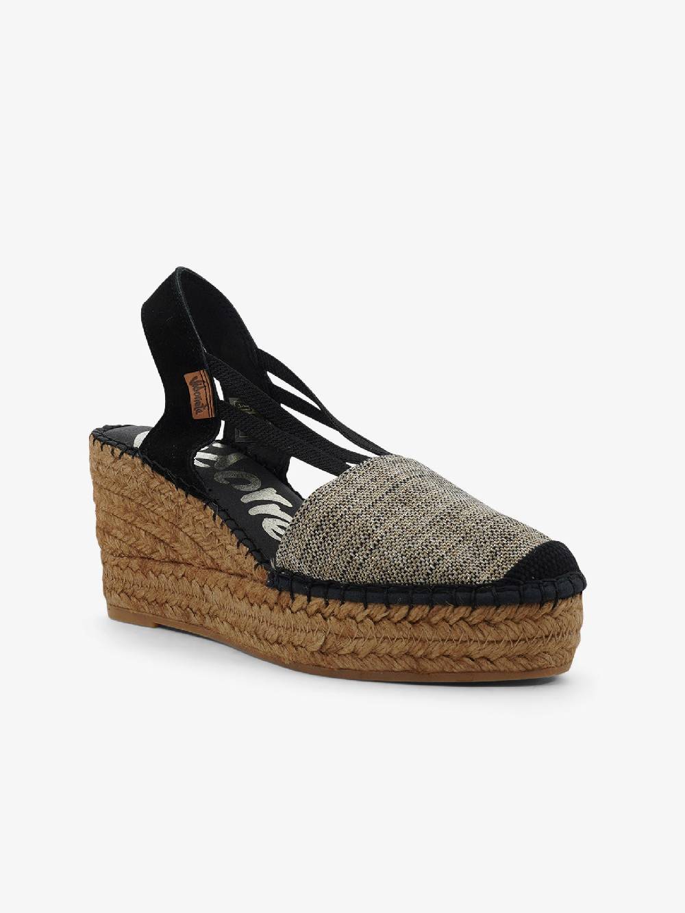 VIDORRETA Espadrillas JAMILA 05500JMT5T Donna Tessuto Nero