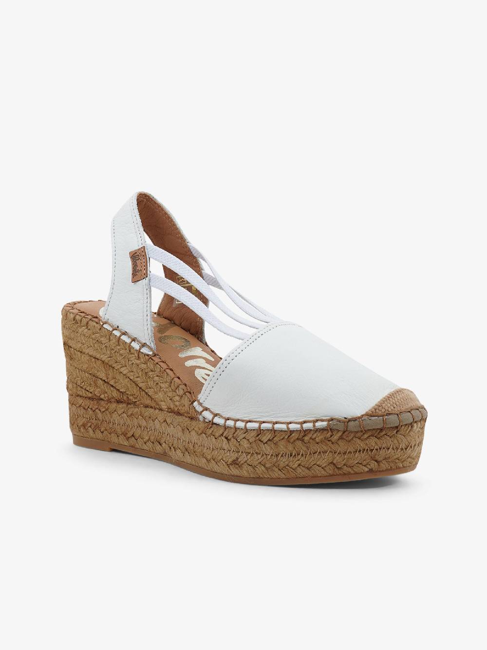 VIDORRETA Espadrillas NAPA 05500NAT5T Donna Pelle Bianco