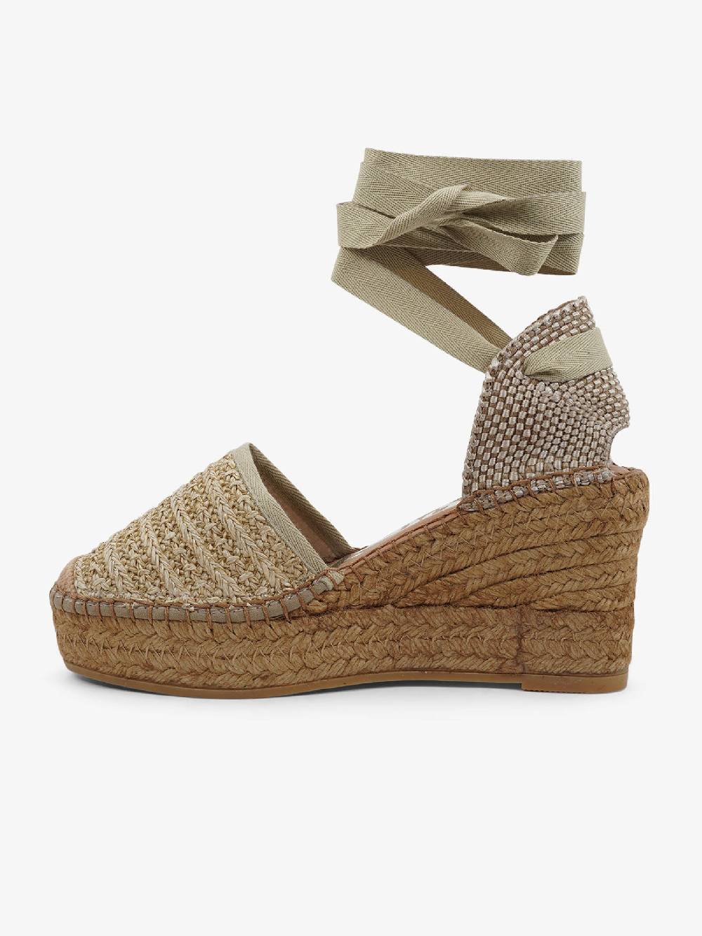 VIDORRETA Espadrillas Rafia 06700RMT5T Donna Rafia Beige