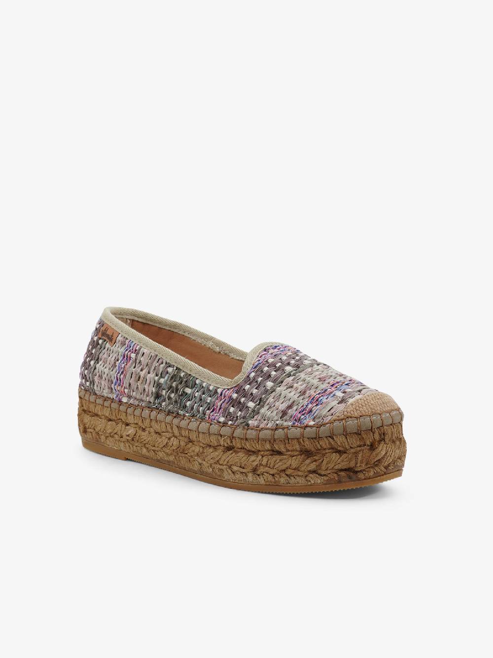 VIDORRETA Espadrillas Rafia 74500RCMDT Donna Rafia Grigio