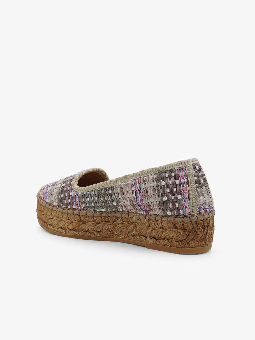 VIDORRETA Espadrillas Rafia 74500RCMDT Donna Rafia Grigio