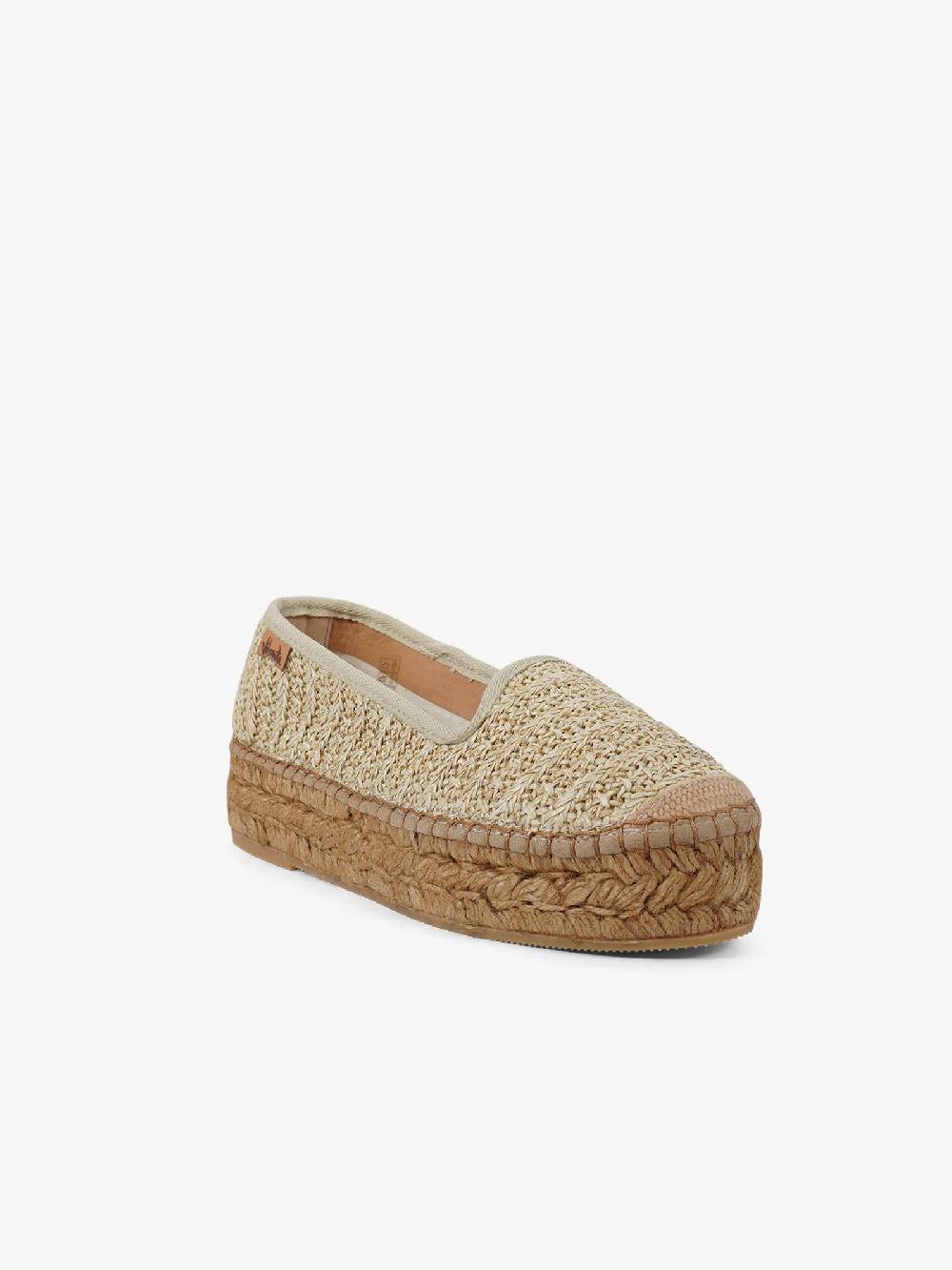 VIDORRETA Espadrillas Rafia 74500RMMDT Donna Rafia Beige