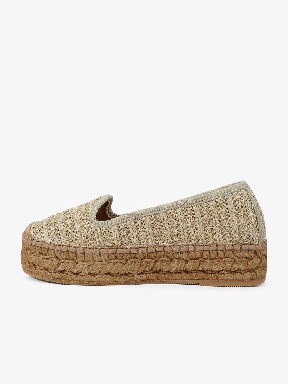 VIDORRETA Espadrillas Rafia 74500RMMDT Donna Rafia Beige