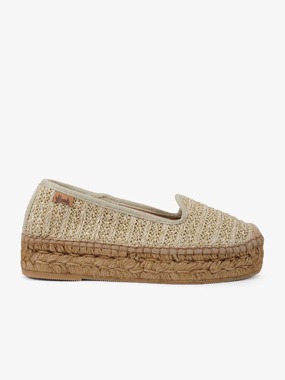 VIDORRETA Espadrillas rafia 74500RMMDT donna rafia beige