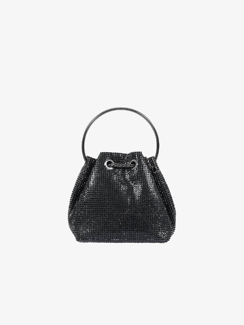 EXE' Borsa A Mano Luxury Strass CAO7-16 Donna Nero