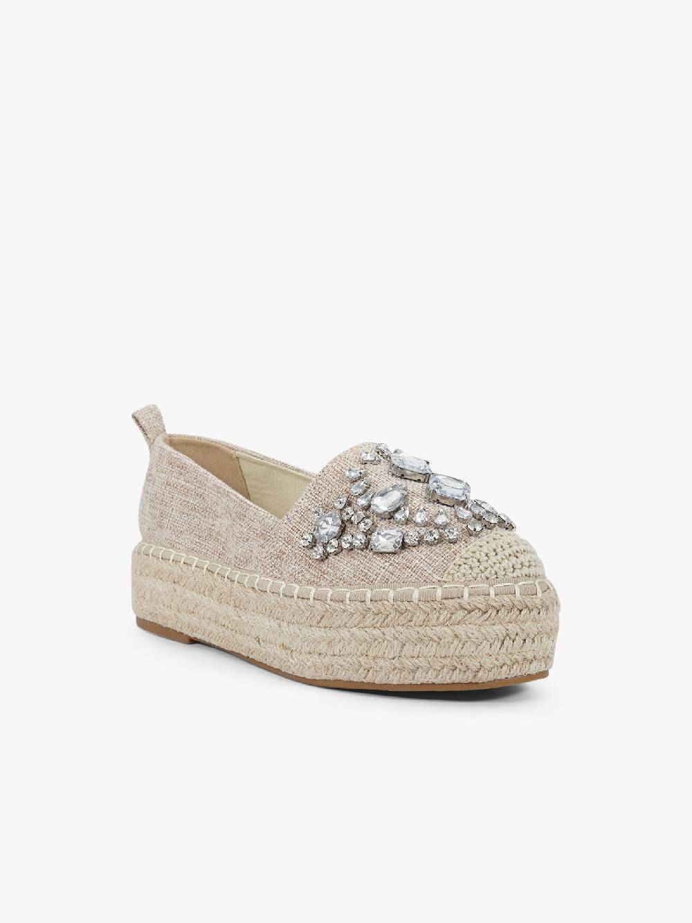 EXE' Espadrillas J2026A-L2 Donna Canvas Beige