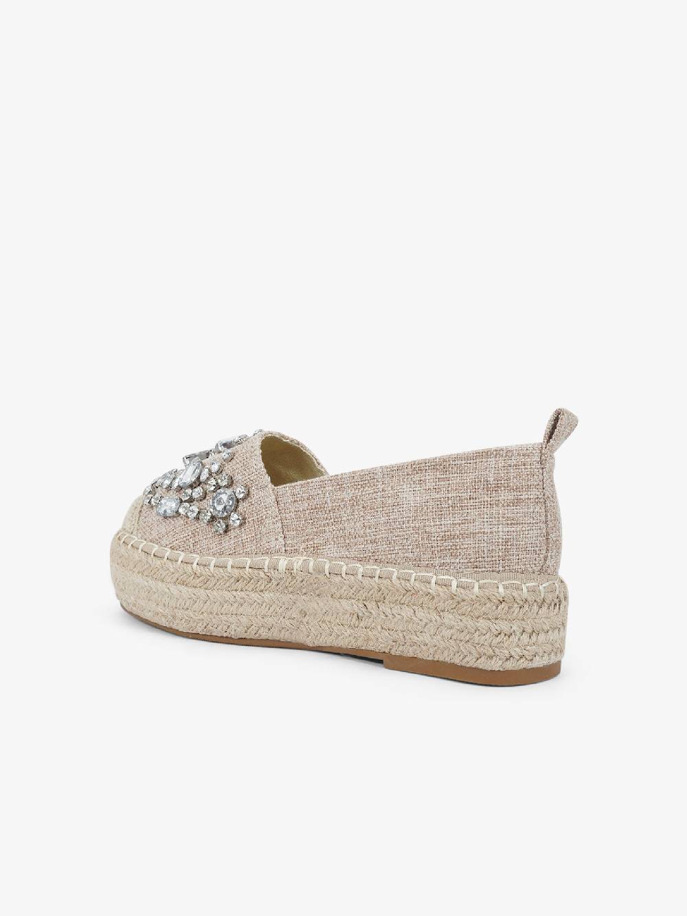 EXE' Espadrillas J2026A-L2 Donna Canvas Beige