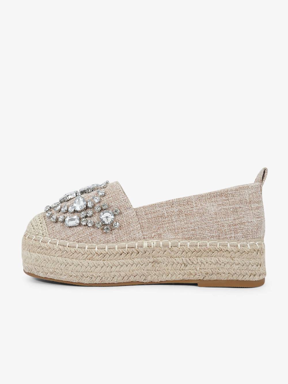 EXE' Espadrillas J2026A-L2 Donna Canvas Beige