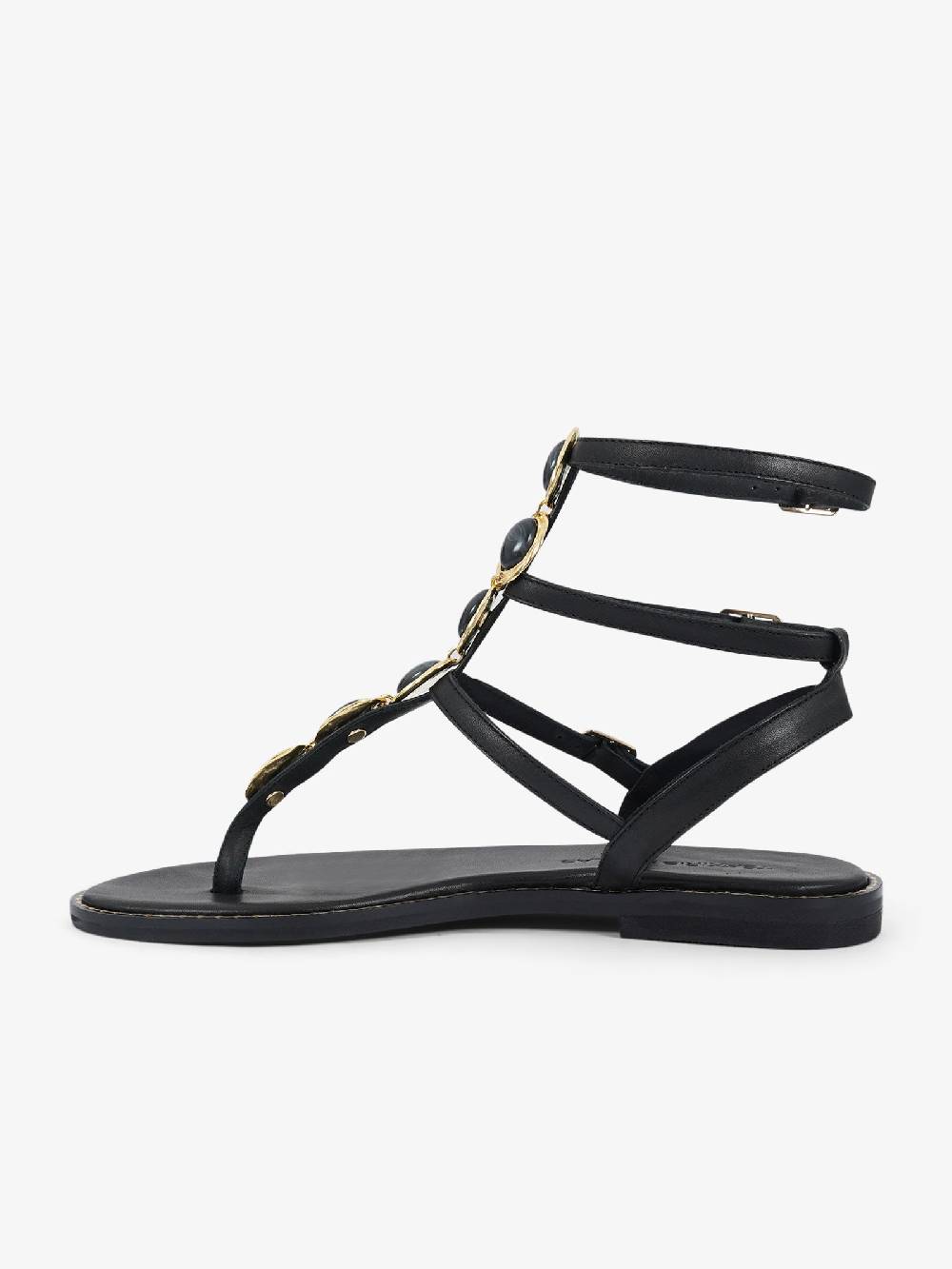 EXE' Sandali Bassi 505 CHIOS 6-1 Donna Pelle Nero