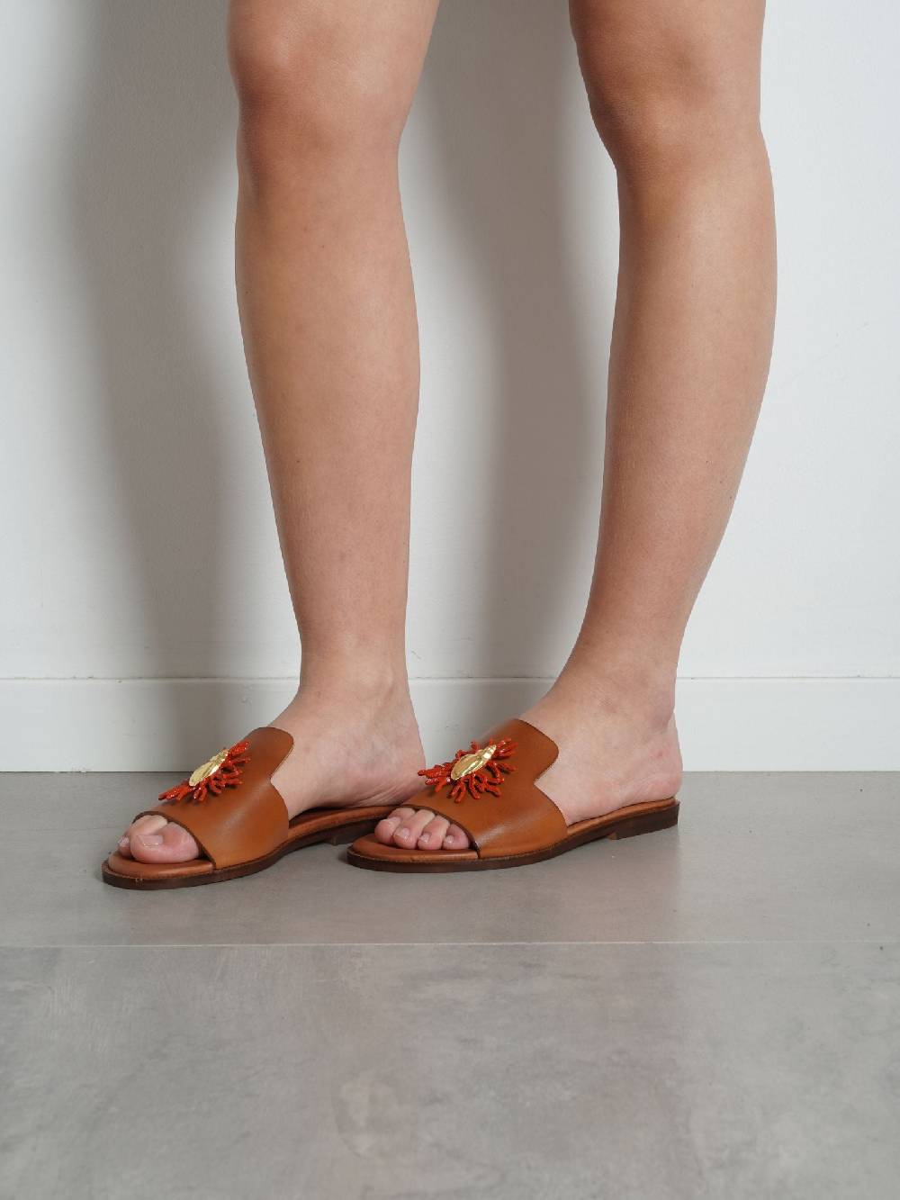 EXE' Sandali Bassi 571 ALICANTE Donna Pelle Marrone