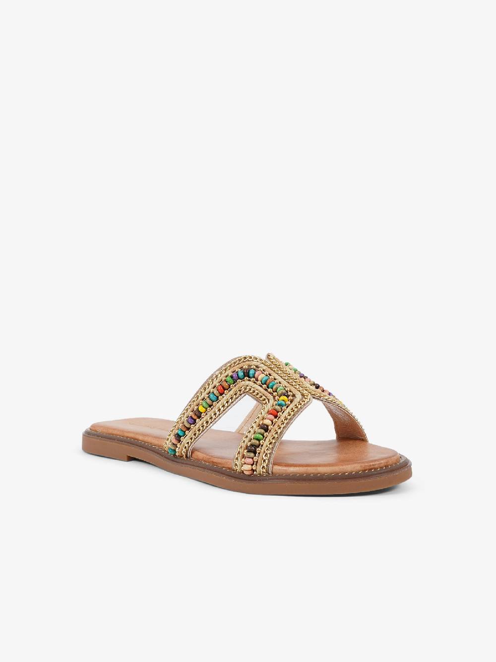 EXE' Sandali Bassi CARPATHOS 6-1 Donna Pelle Beige