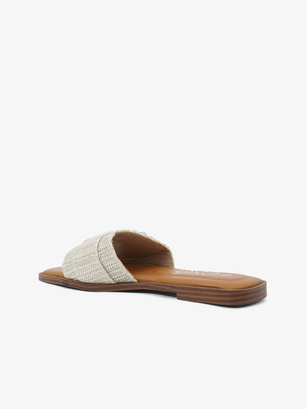 EXE' Sandali Bassi H2067-27 Donna Rafia Argento